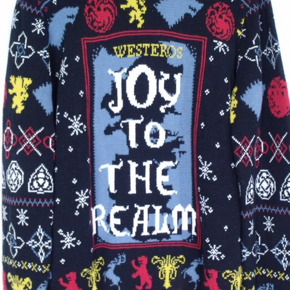 Game of Thrones Joy To The Realm Sweater L - Picture 2 of 5